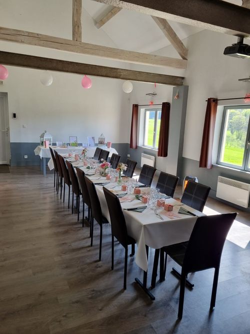 Restaurant La Topette intérieur pour un anniversaire