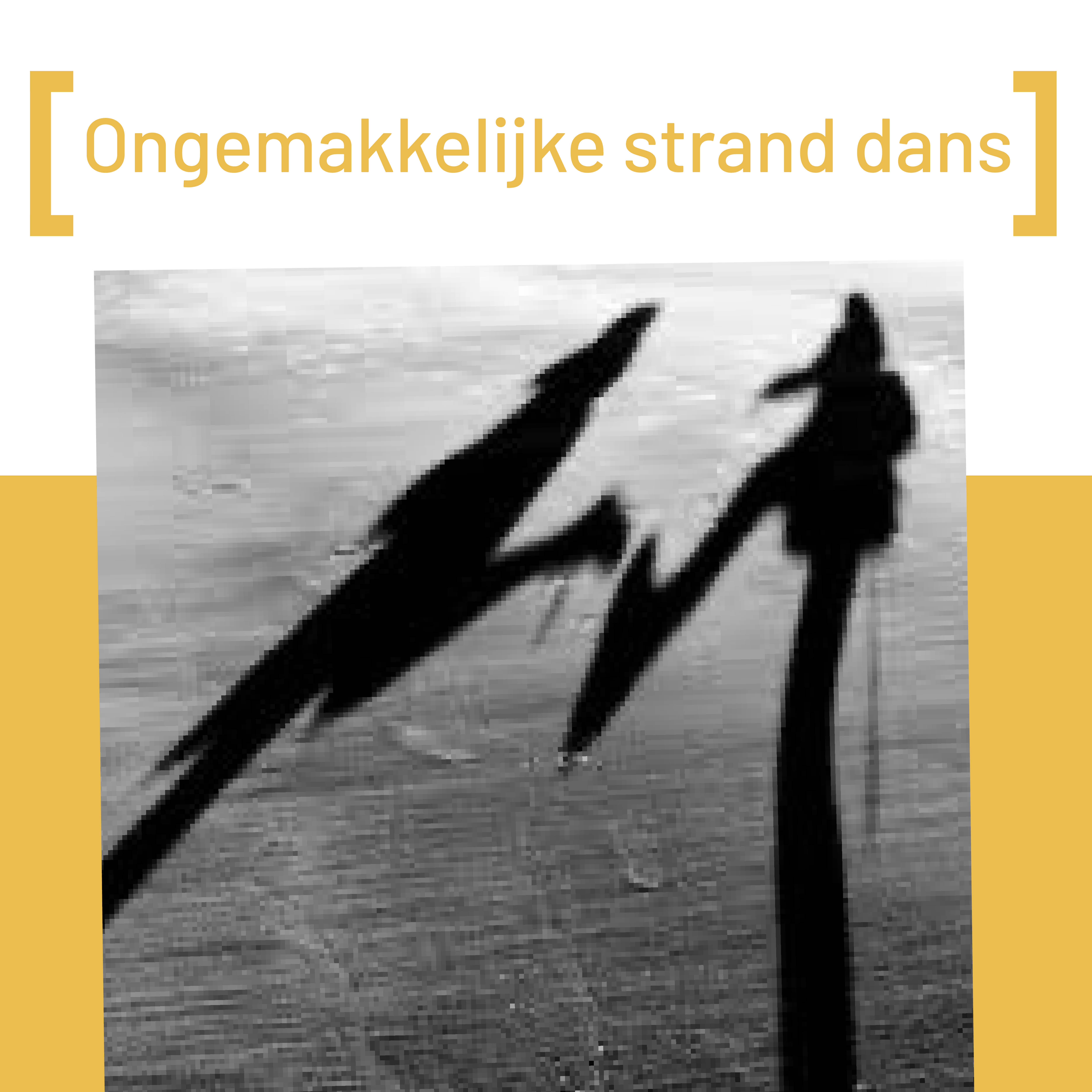 Ongemakkelijke stranddans.