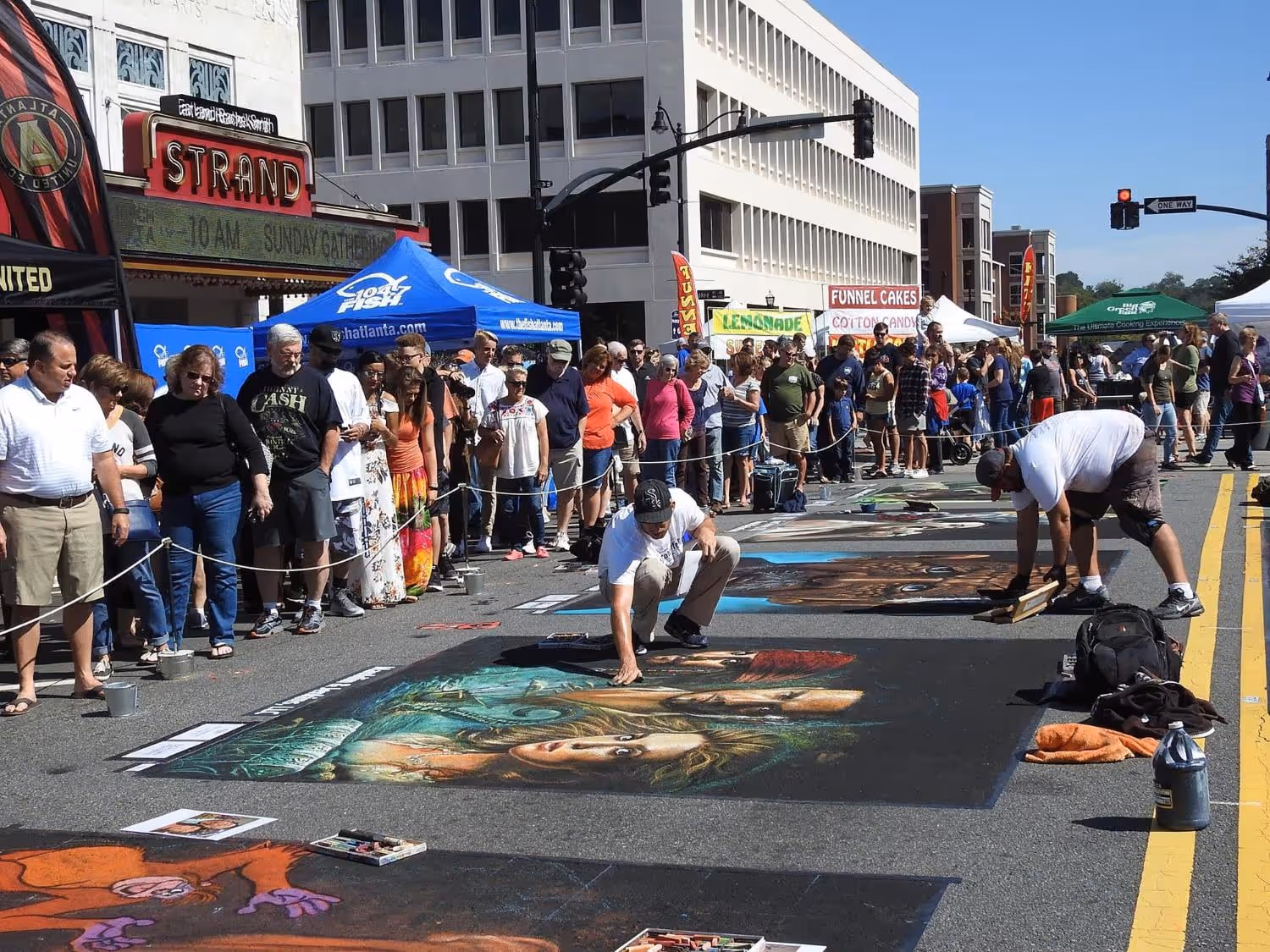 Street art event in Marietta near Apex Apartments