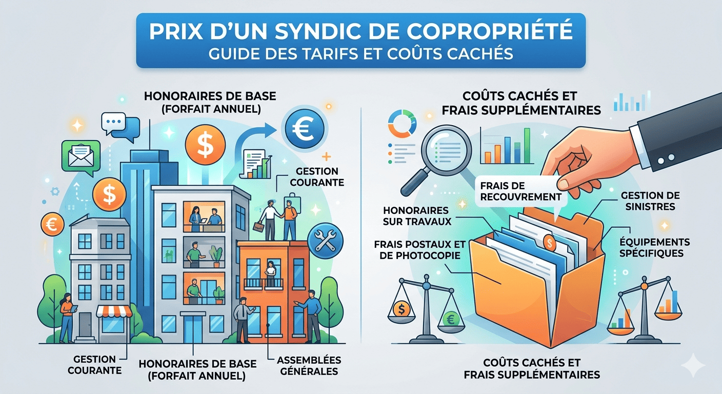 Prix d’un syndic de copropriété : Guide des tarifs et coûts cachés