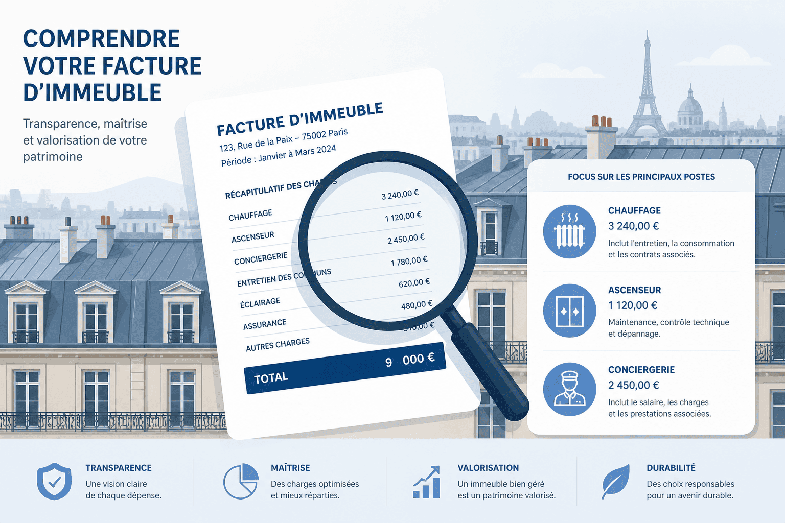 Charges de copropriété à Paris : Guide pour comprendre (et réduire) vos factures