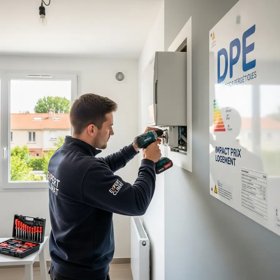 Installation DPE impact prix logement