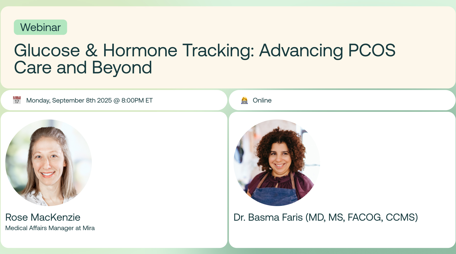 Tracking glucose and hormone interaction over the menstrual cycle: Transforming PCOS care and more