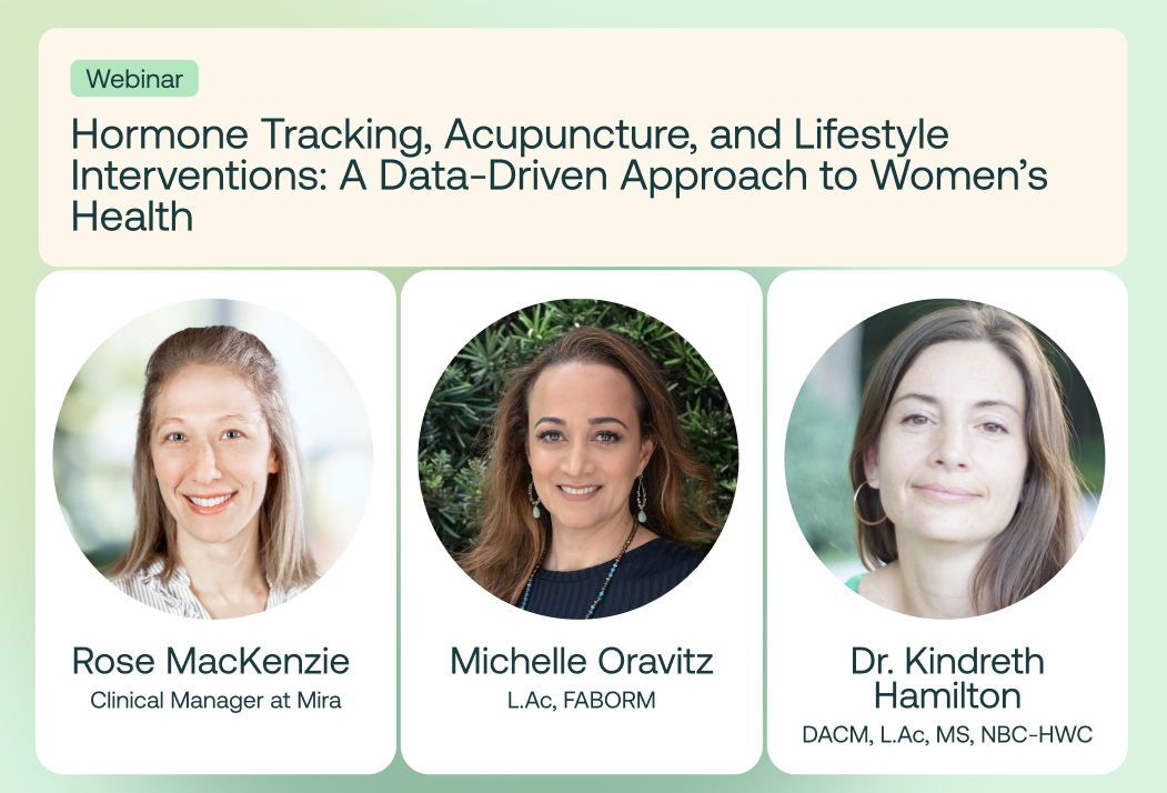 Hormone Tracking, Acupuncture, and Lifestyle Interventions