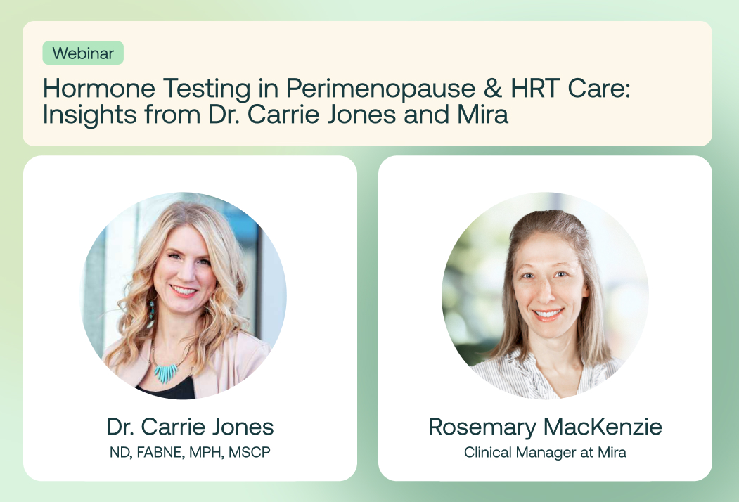 Hormone Testing in Perimenopause & HRT Care