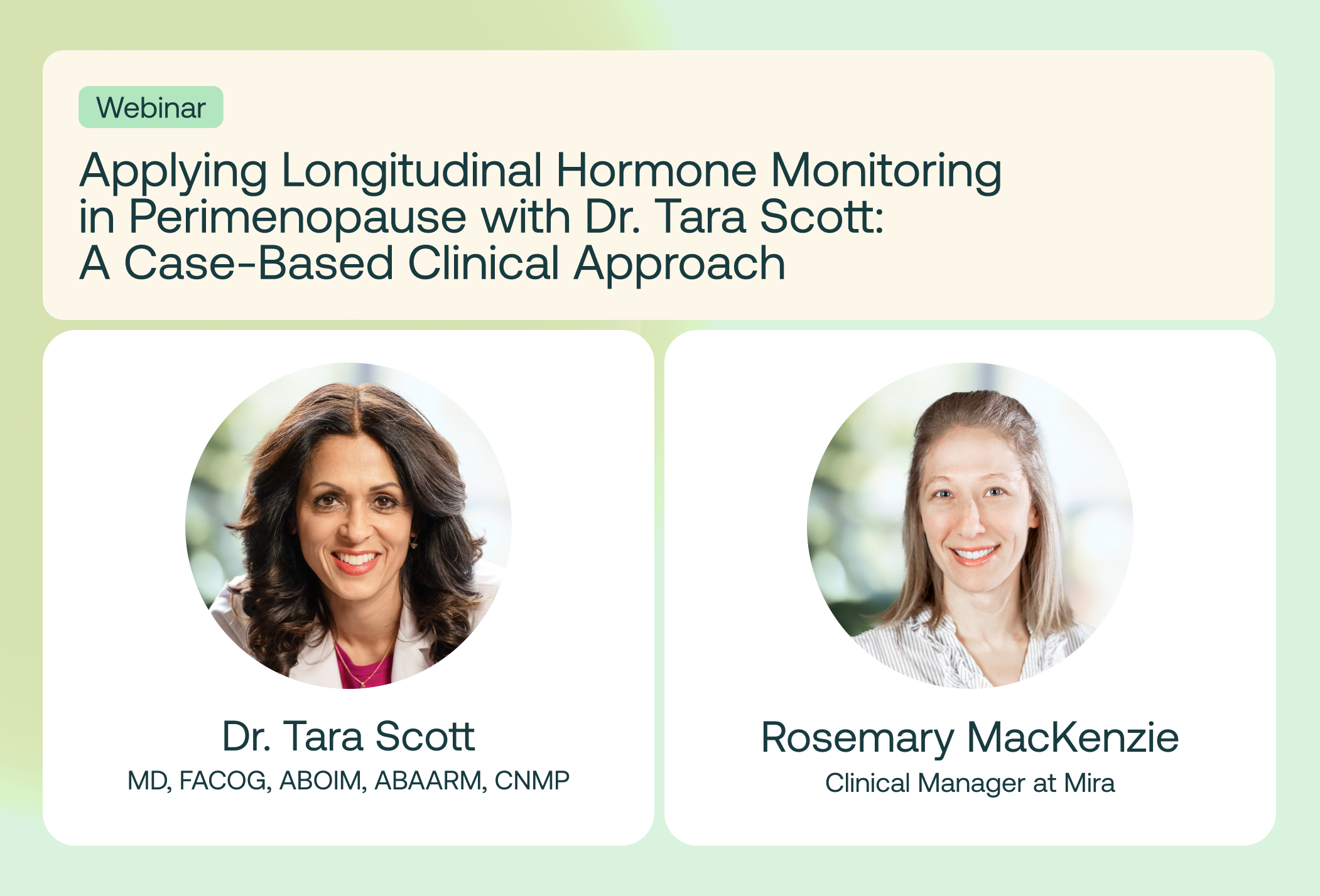 Applying Longitudinal Hormone Monitoring in Perimenopause with Dr. Tara Scott: A Case-Based Clinical Approach
