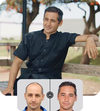 Antes y despúes. Casos reales. Medical Hair