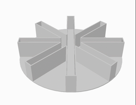 Radial arm maze test
