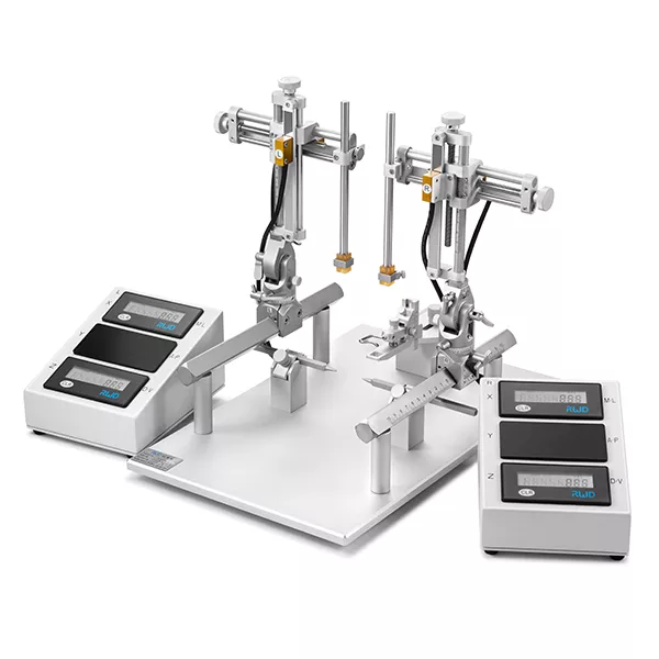 Rail-mounted Rat Stereotaxic Instruments by RWD