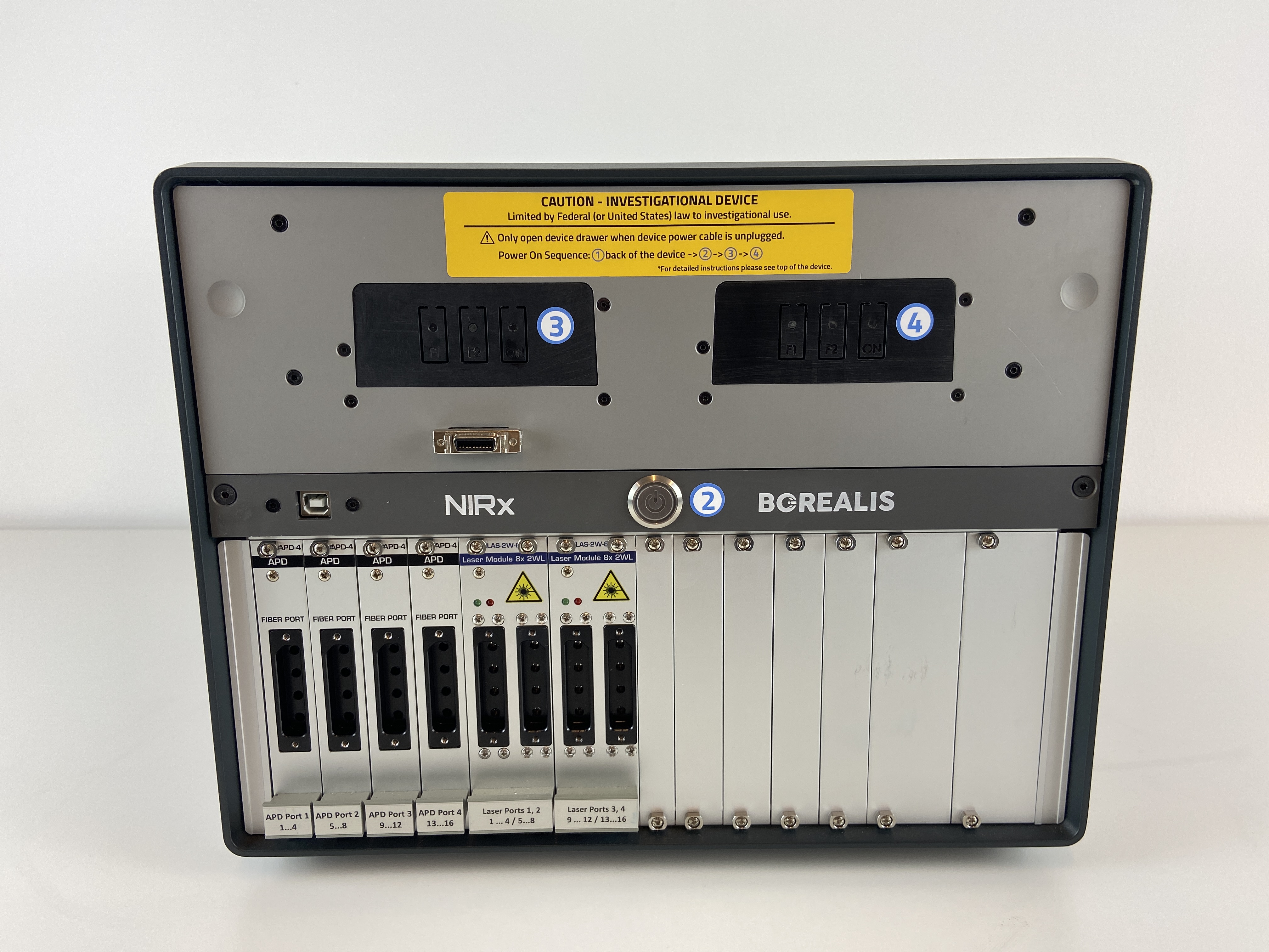 NIRxBorealis For fNIRS data acquisition in the MRI environment
