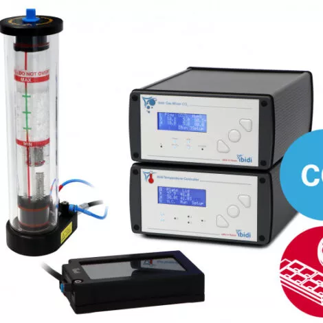 ibidi Stage Top Incubator Slide/Dish, CO2 – Silver Line