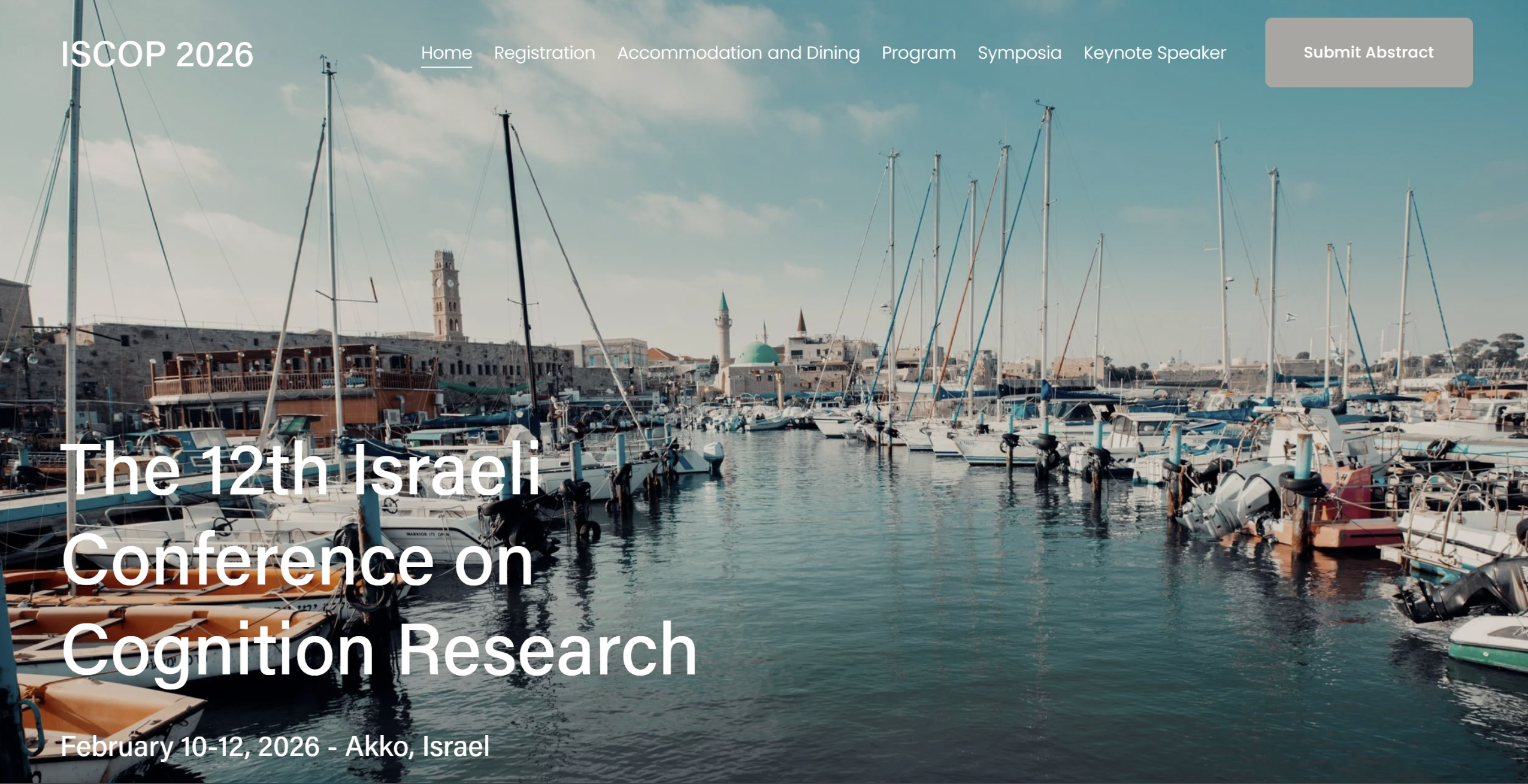 NBT will sponsor the  12th Israeli Conference on Cognition Research - ISCOP