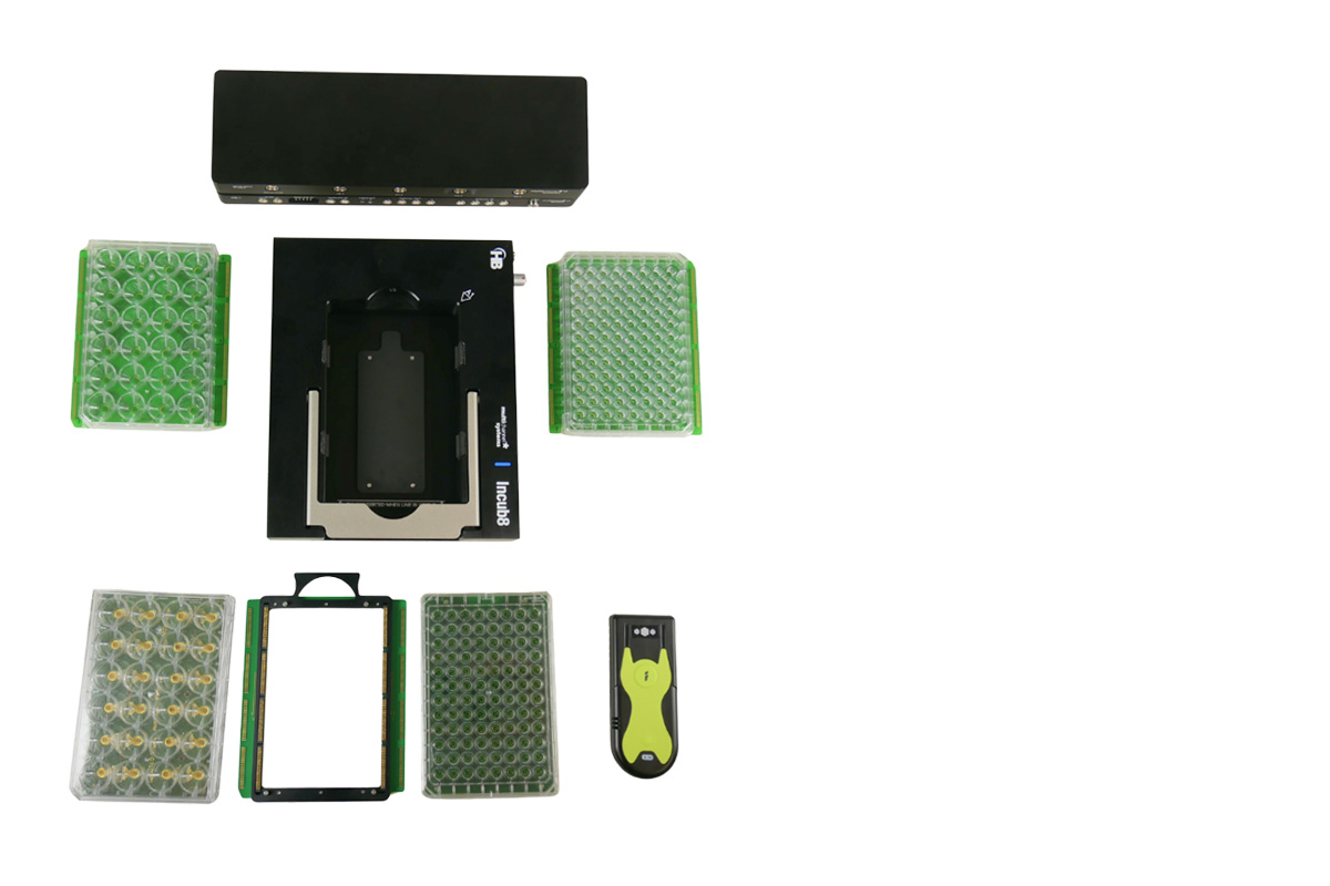 Incub8 multiwell MEA headstage and accessories