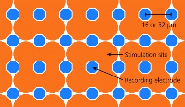 CMOS Electrode and Stimulation Sites