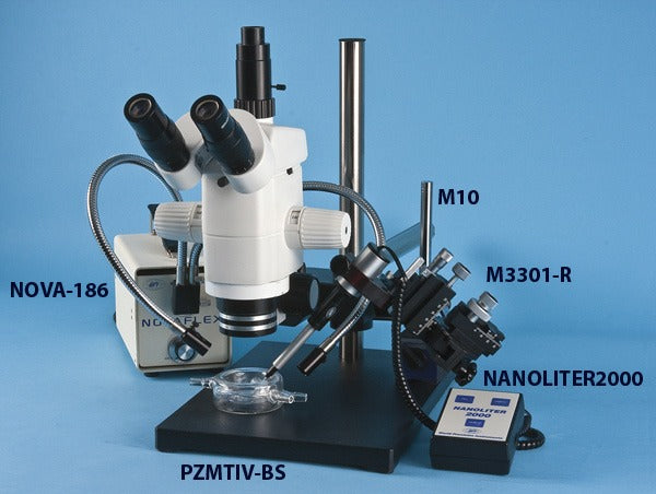 WPI M3301 micromanipulator dual setup with PZMIV microscope