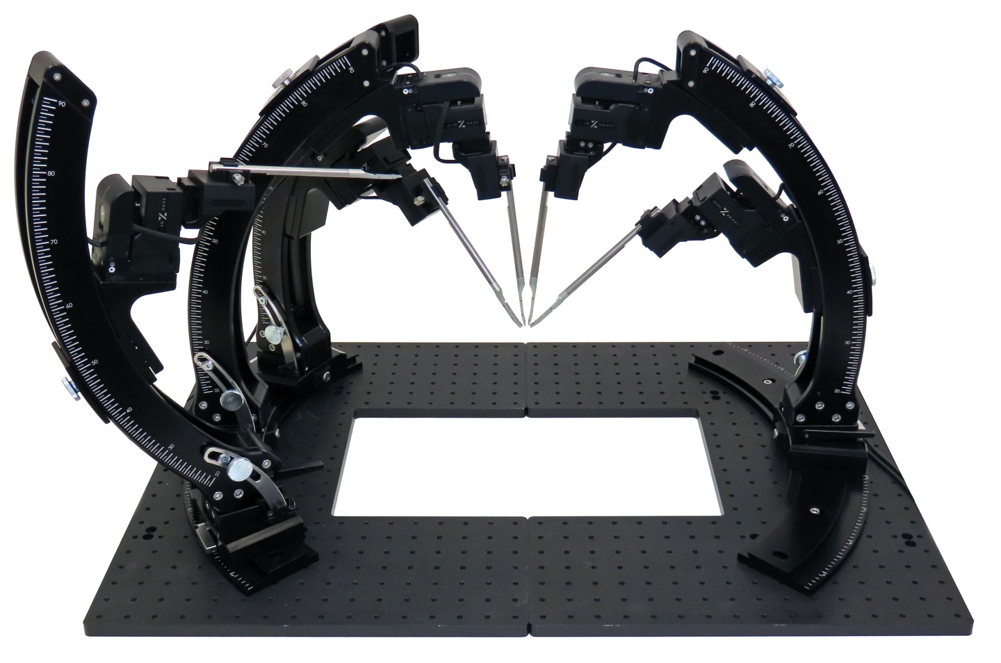 Sensapex Multiprobe Rig - flip-action arm for easy probe exchange