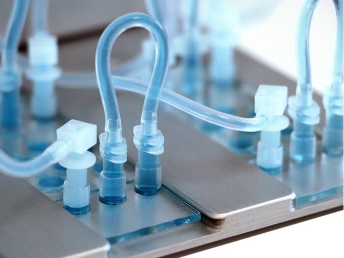 ibidi Pump System Quad - four slides in parallel