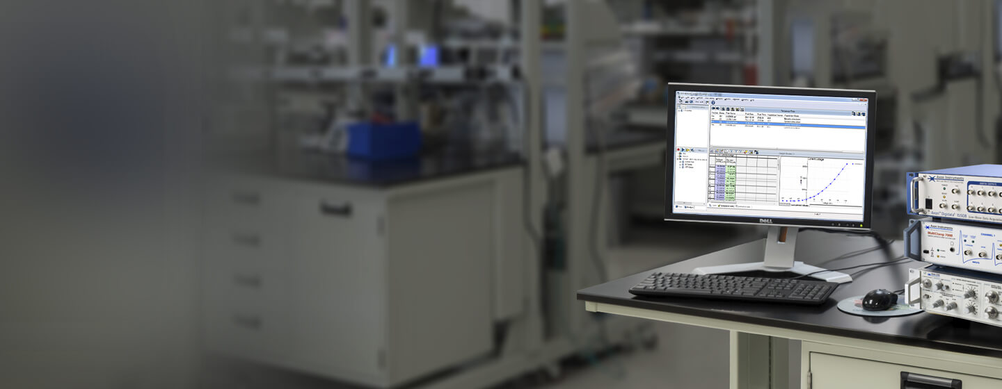 pCLAMP 11 software - Clampfit analysis interface