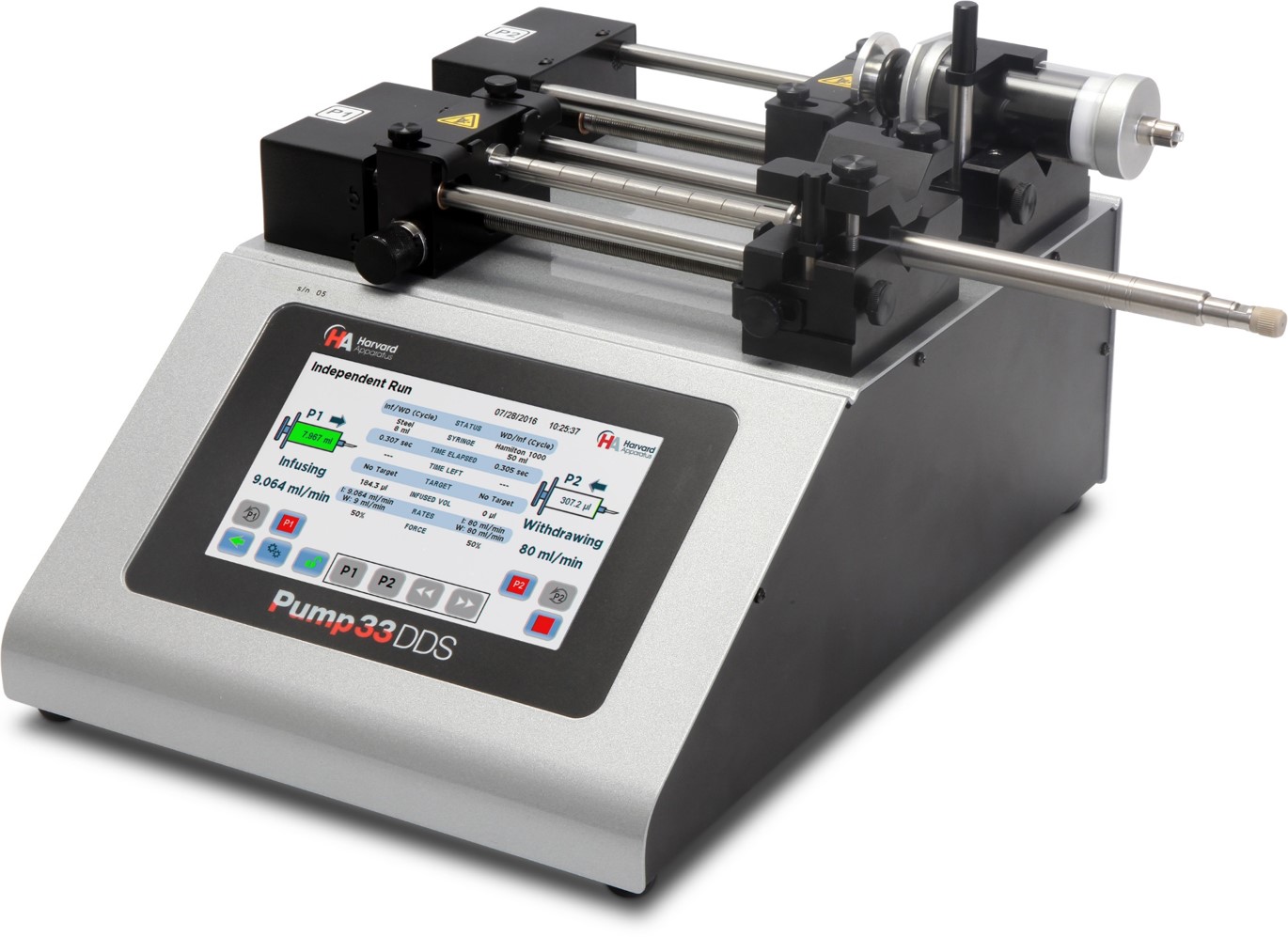 Harvard Apparatus Pump 33 DDS™ Dual Drive System Syringe Pump