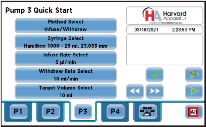 Harvard Apparatus HAPC screen 2