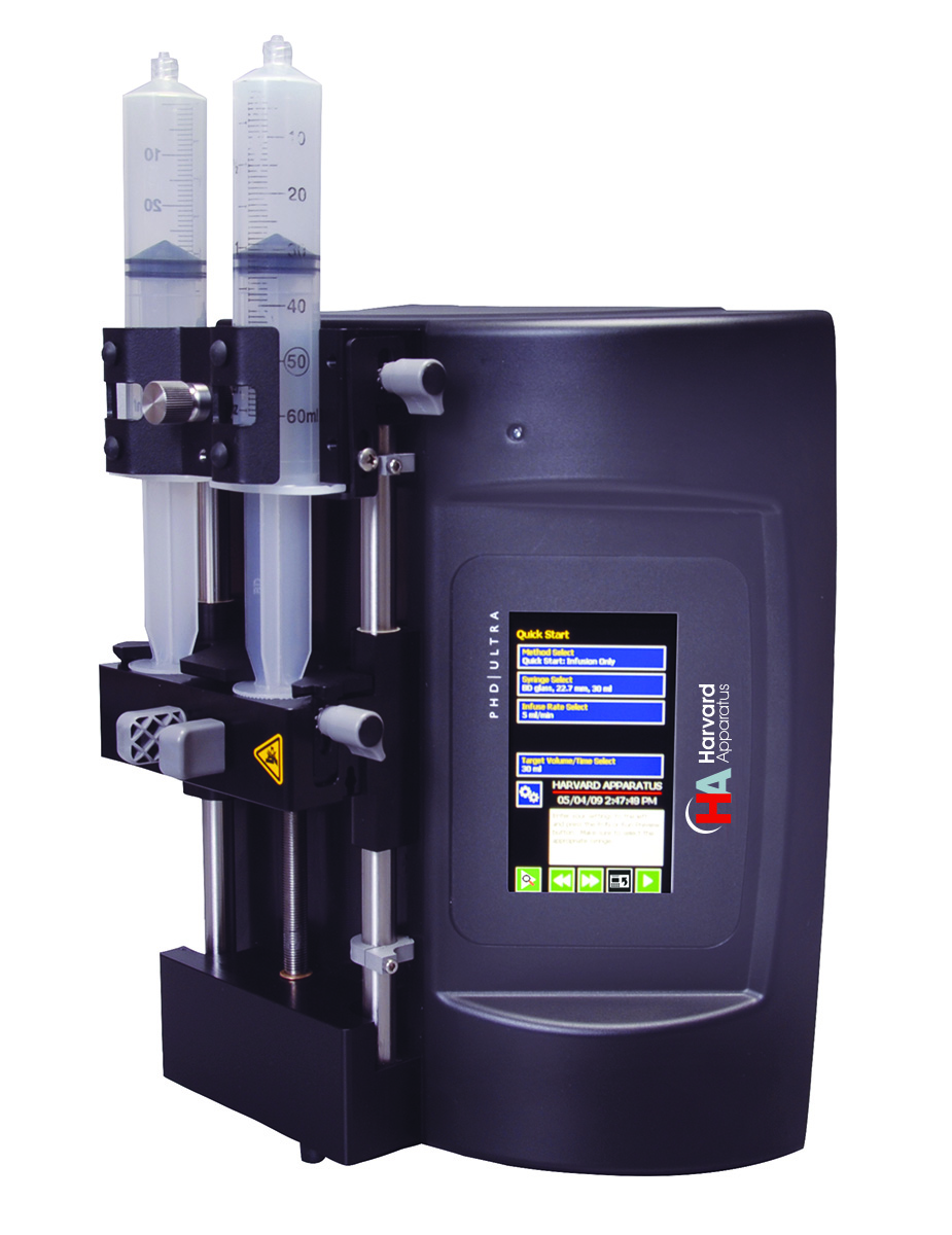 Harvard Apparatus PHD Ultra Syringe Pump vertical orientation
