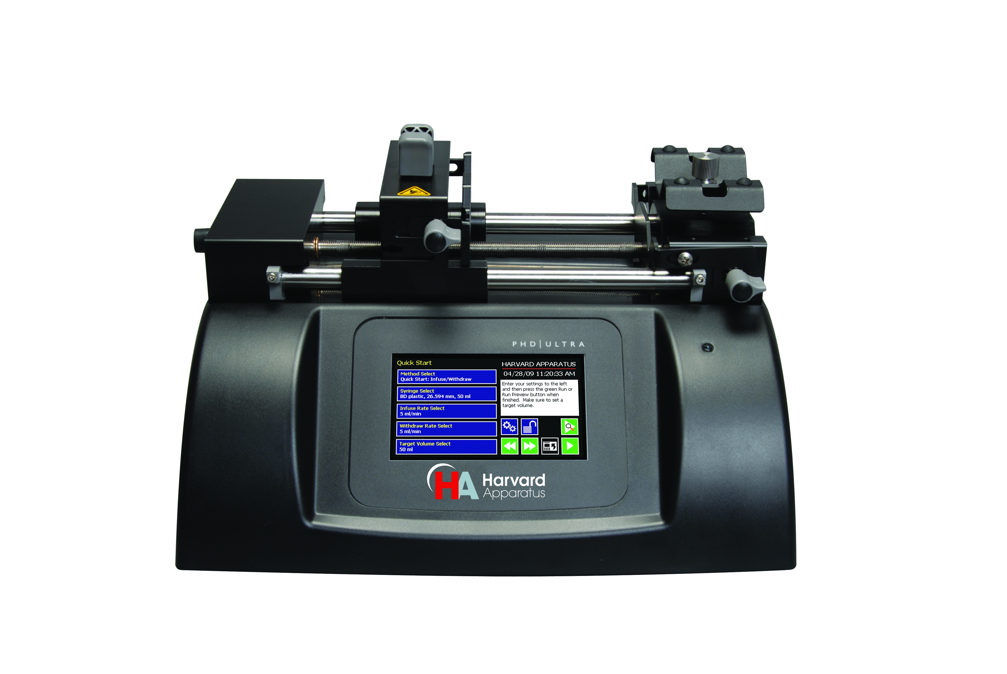 Harvard Apparatus PHD Ultra Syringe Pump front with new logo