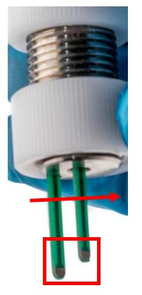 STX4 electrode tip close-up