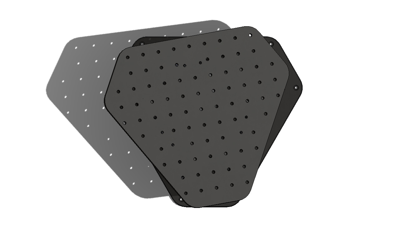 Hexatron 1000 breadboard top plate