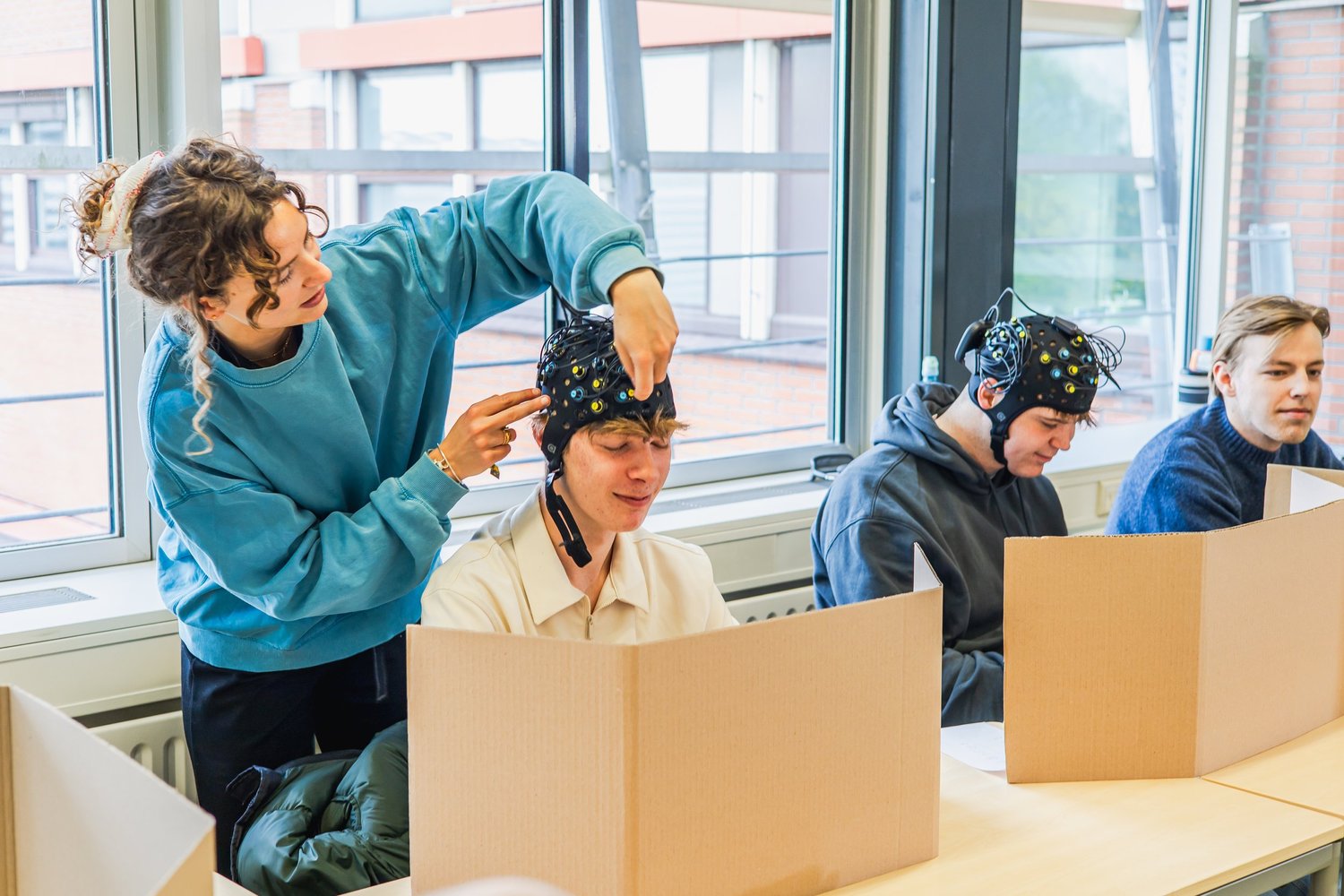Large-scale fNIRS hyperscanning session in Utrecht