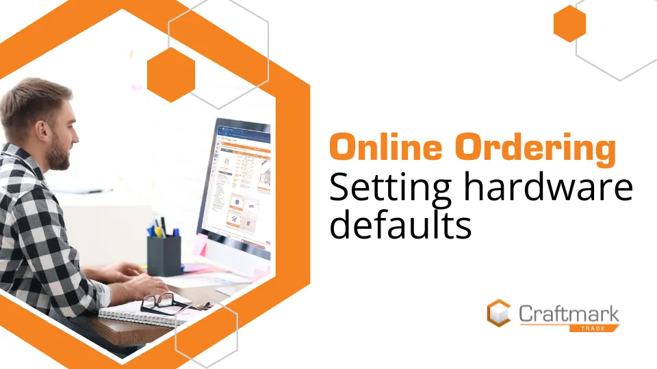 How to set hardware defaults video