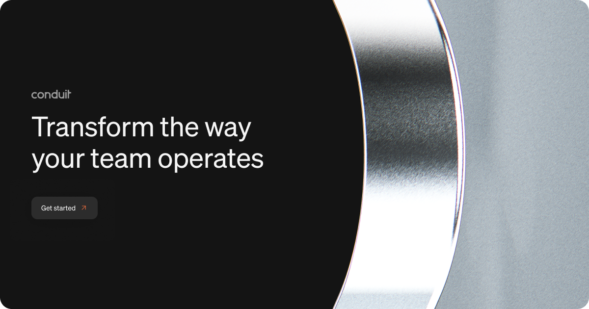 Screenshot of Conduit AI