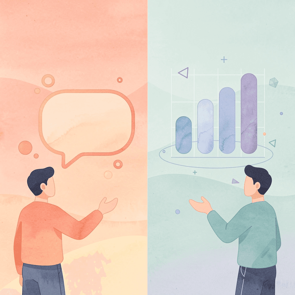 Scene illustration contrasting generic AI tools with integrated hotel systems - Artificial Intelligence in the Hotel Industry 