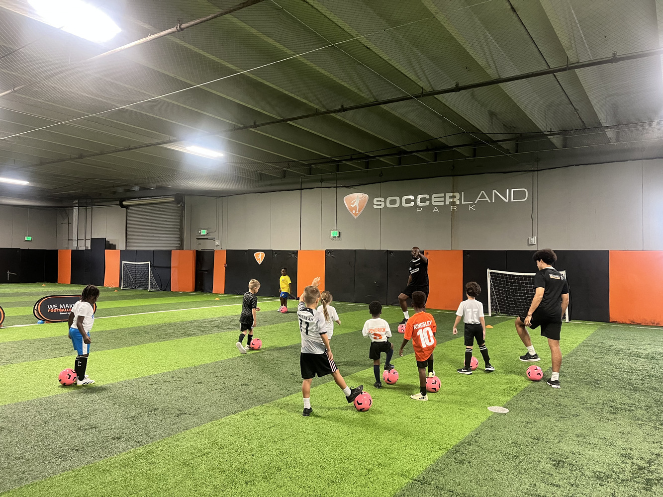 Building trust and connection through team-based soccer play.