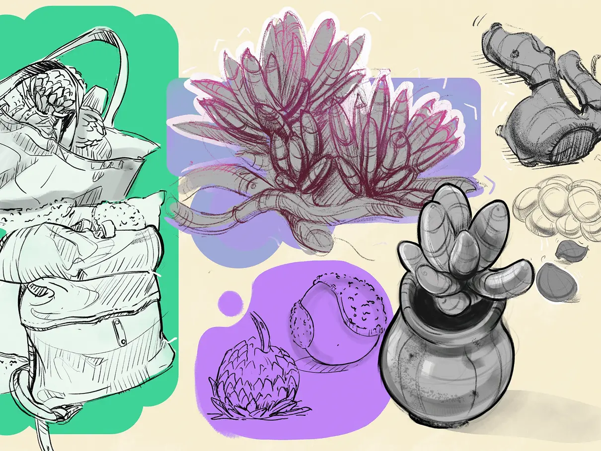 Organic Surface Digital Sketching