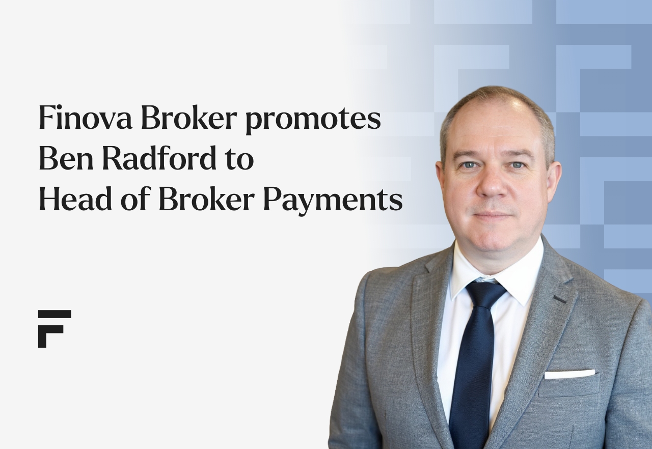 Finova Broker has announced the promotion of Ben Radford to head of Finova Broker Payments.