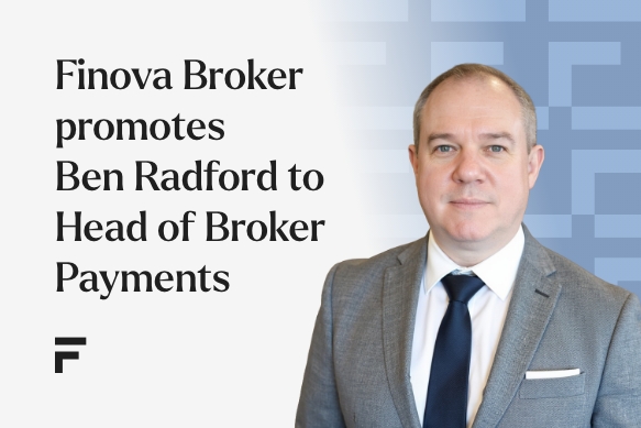 Finova Broker has announced the promotion of Ben Radford to head of Finova Broker Payments.