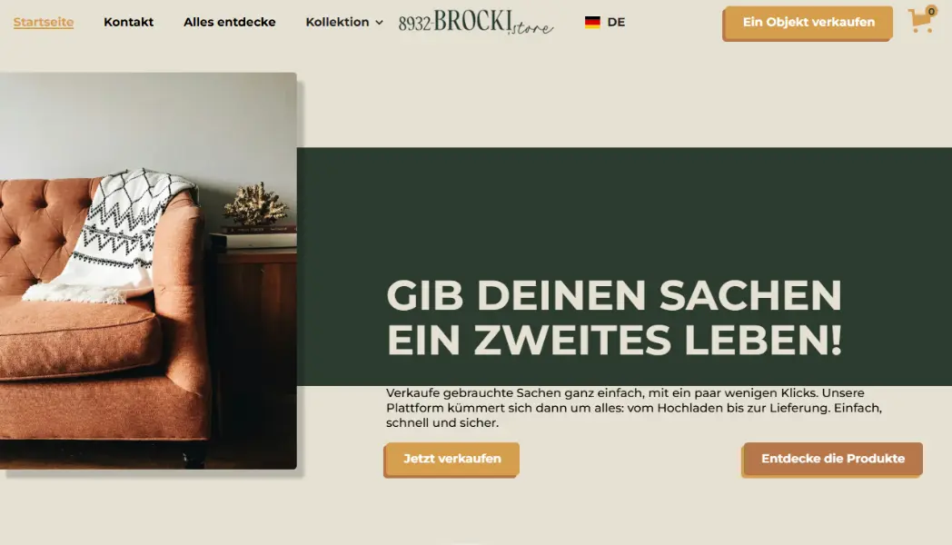 Photo d’un site internet qui a été fait par l’agence 1872
