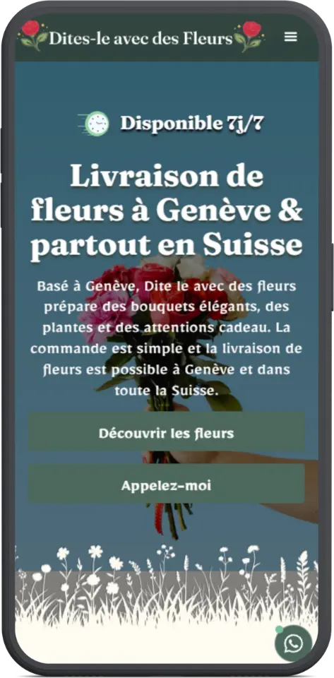 Exemple de réalisation web par l'Agence 1872 — site internet sur-mesure pour entrepreneur ou association en Valais