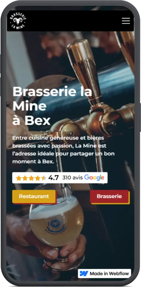 Réalisation web de l'Agence 1872 — site internet professionnel conçu pour générer des clients en Valais