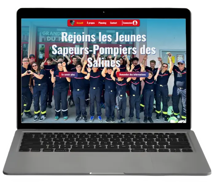 Réalisation web sur ordinateur — étude de cas de création de site internet par l'Agence 1872 pour une entreprise en Valais