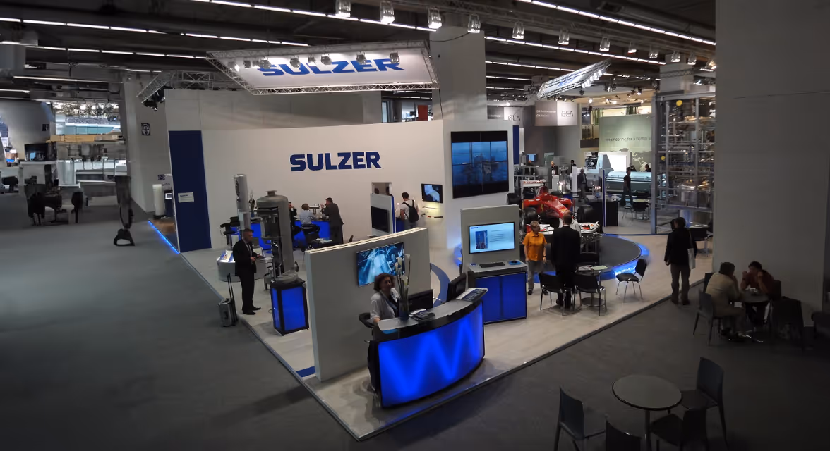 Sulzer Messestand
