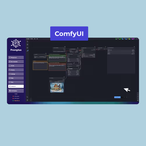 promptus with comfyui