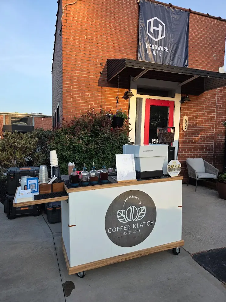Coffee Klatch mobile espresso bar at a corporate event in Travelers Rest SC