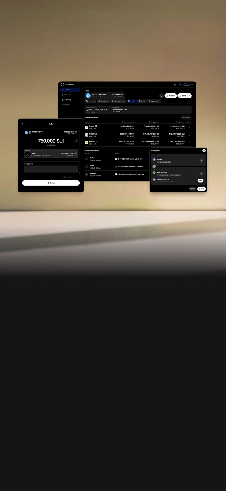 Simplify staking. Secure operations.