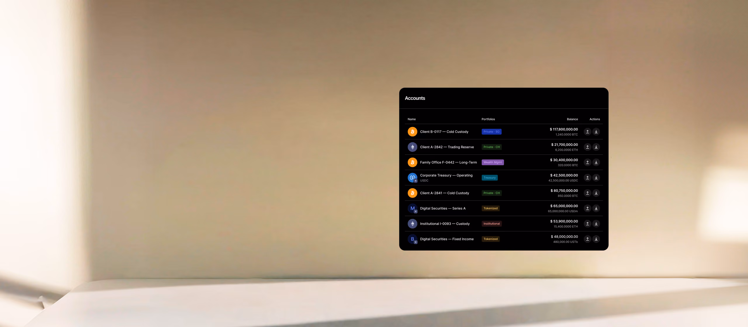 Safeguard client assets. Launch institutional digital asset services.
