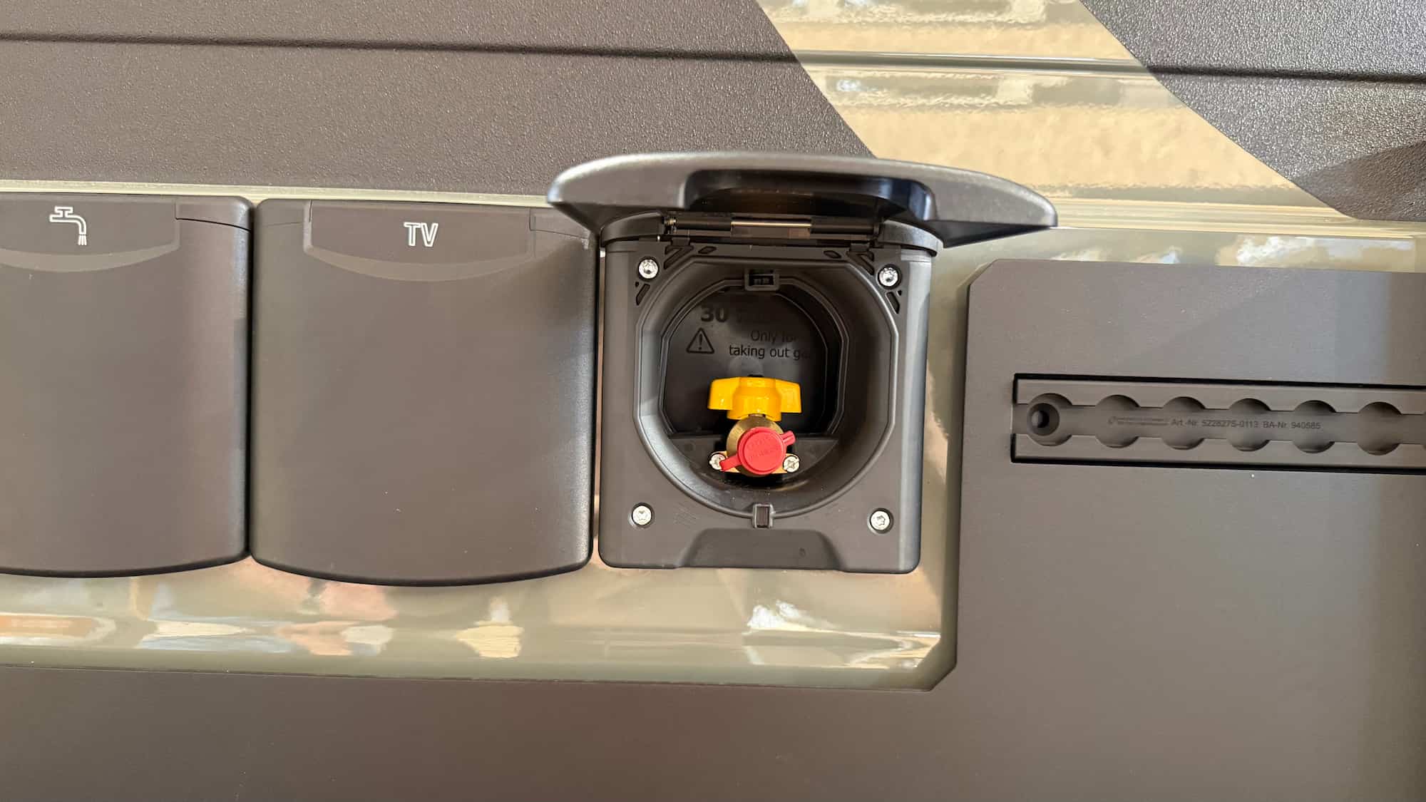 Außensteckdose Gas