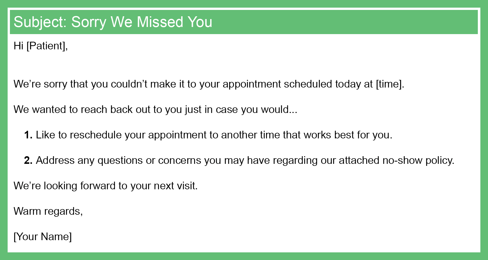 SorryWeMissedYou_PatientNo-Show_112019