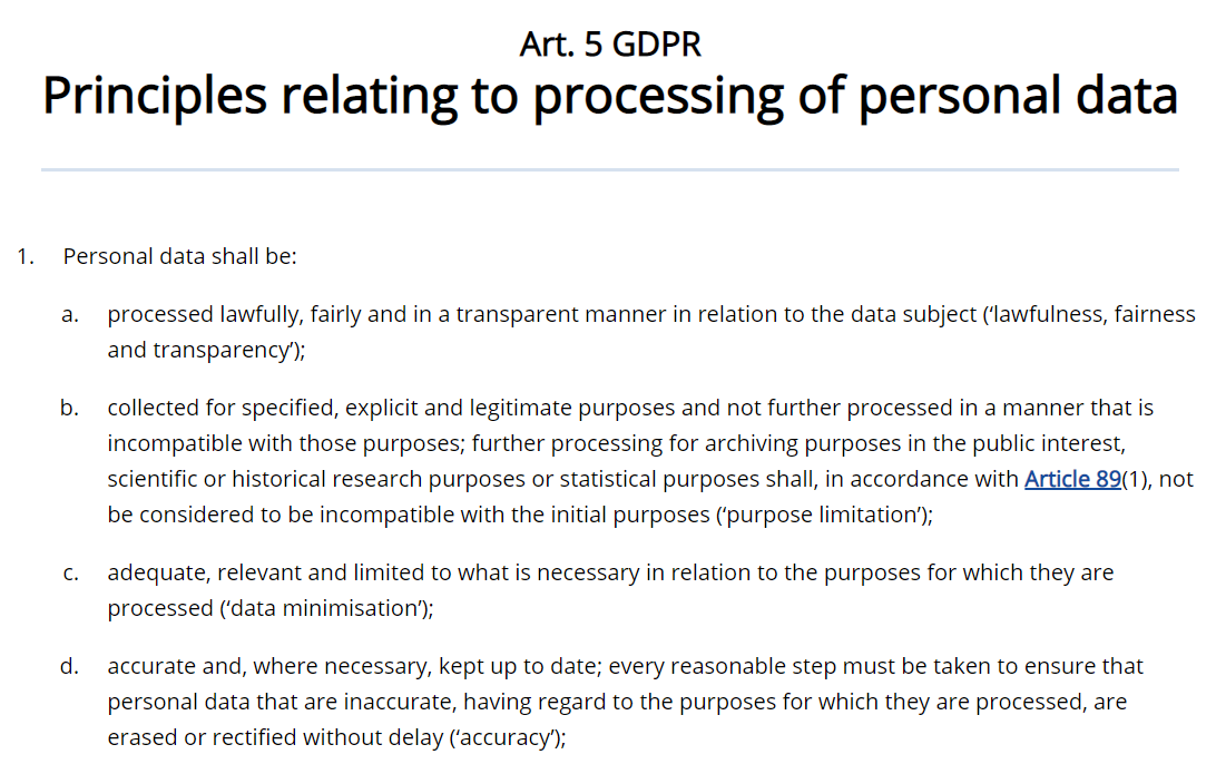 via GDPR