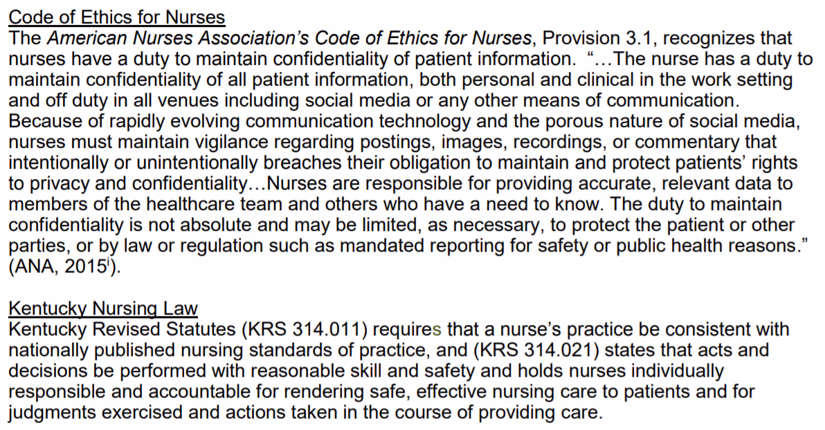 via Kentucky Board of Nursing