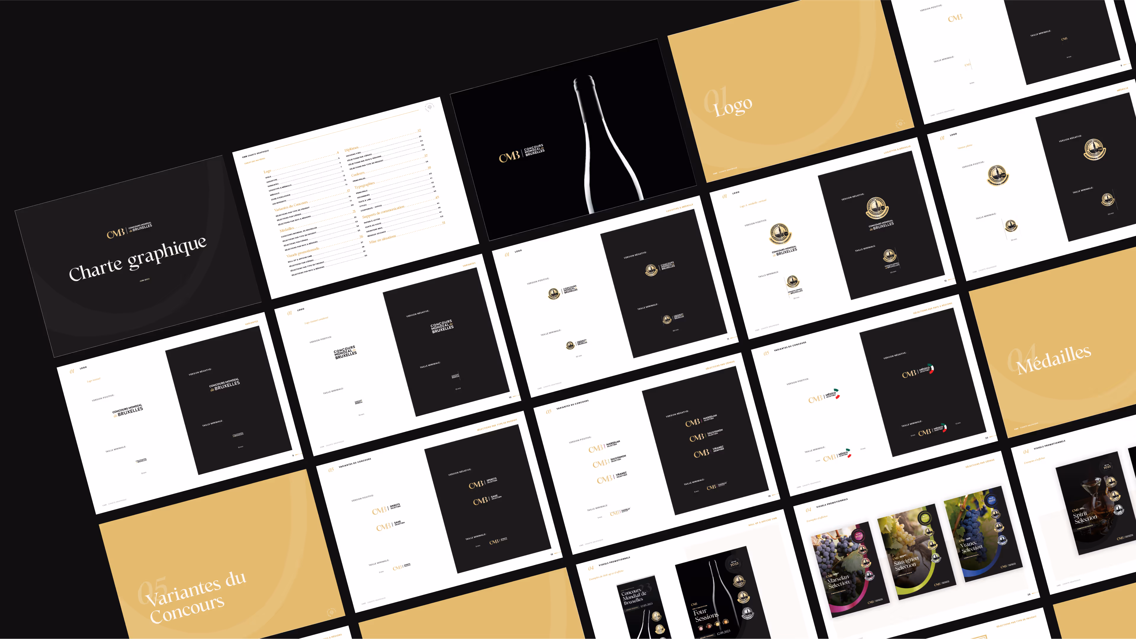 Charte graphique complète élaborée par odysia, logotypes, typographies, couleurs, supports de communications et mise en situations. 